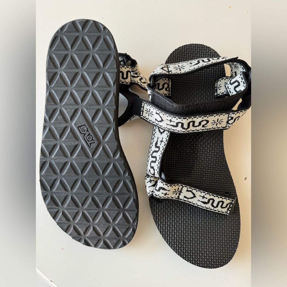 Teva sandals worn once. $35